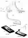 Fig. 12 - Cantilever microprobes for contacting electronic components and methods for making such probes