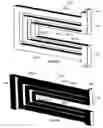 Fig. 25 - Cantilever microprobes for contacting electronic components and methods for making such probes