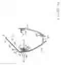 Fig. 20 - Method and apparatus for coupling a louver member to a lighting device chassis