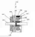 Fig. 01 - Apparatus for orienting magnetic flakes