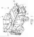 Fig. 02 - Folding unloading auger with over center linkage
