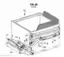 Fig. 04 - Front-loadable refuse container having side-loading robotic arm with motors and other mass mounted at rear of container and use of same with front-loading waste-hauling vehicle having hydraulic front forks or other retractably engageable lift means