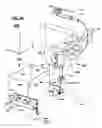 Fig. 10 - Front-loadable refuse container having side-loading robotic arm with motors and other mass mounted at rear of container and use of same with front-loading waste-hauling vehicle having hydraulic front forks or other retractably engageable lift means