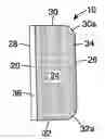 Fig. 01 - Adhesive tape article for masking door hinges