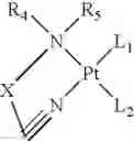 Fig. 15 - Platinum complexes with mononitrile-containing ligands