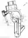 Fig. 01 - Center robotic arm with five-bar spherical linkage for endoscopic camera