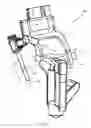 Fig. 12 - Center robotic arm with five-bar spherical linkage for endoscopic camera