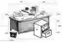 Fig. 01 - Three dimensional graphical user interface representative of a physical work space