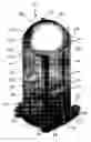 Fig. 01 - Cylindrical portable restroom