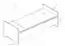 Fig. 01 - Nursing bed with improved lifting mechanism
