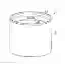 Fig. 01 - Beverage extraction assembly for extracting a beverage from a particulate substance contained in a cartridge