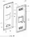 Fig. 16 - Stainless steel faceplates with labels