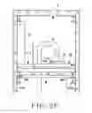 Fig. 19 - Elevator with an operation space in a center of a machine room