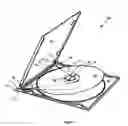 Fig. 02 - Case for a recordable medium disc