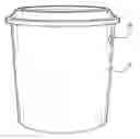 Fig. 01 - Party trash pail