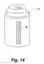 Fig. 15 - Method of molding a multi-pole magnetized beverage container holder