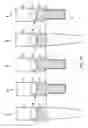 Fig. 13 - Method of forming a recessed gate structure on a substrate having insulating columns and removing said insulating columns after forming a conductive region of the gate structure