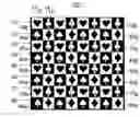 Fig. 01 - Gameboard, games played on board and methods of play requiring strategy and luck