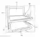 Fig. 01 - Refrigerator with height adjustable shelf