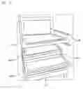 Fig. 09 - Refrigerator with height adjustable shelf