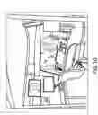 Fig. 10 - Component displays and beamsplitter that form composite image