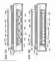Fig. 19 - Display device having stacked polarizers that differ in degrees of light absorbing bands and that are between a pair of protective layers such that no protective layer is located between the stacked polarizers