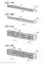 Fig. 20 - Display device having stacked polarizers that differ in degrees of light absorbing bands and that are between a pair of protective layers such that no protective layer is located between the stacked polarizers