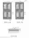 Fig. 04 - OCB mode liquid crystal display comprising edges of adjacent color filters being sawtoothed so as to form a sawtoothed step structure