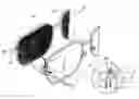 Fig. 01 - Spectacles and sunshade-clip assembly