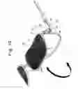 Fig. 11 - Pivotally openable type spectacles and sunshade-clip assembly