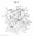 Fig. 12 - Lens blank alignment and blocking device and method