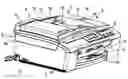 Fig. 01 - Image scanning device comprising a flatbed scanner unit and a casing with a stopper accommodating portion