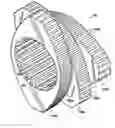 Fig. 01 - Serrated kneading disk and kneading block