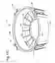 Fig. 22 - Thermal management system for speaker system having vented frame for establishing air passages