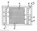 Fig. 01 - Fuel cell stack that utilizes an actuator to switch between interdigitated and straight flow for optimizing performance