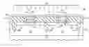 Fig. 01 - Semiconductive device fabricated using a two step approach to silicide a gate and source/drains