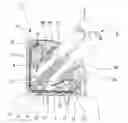 Fig. 01 - Electrical terminal with a spring force clamping terminal for two conductors