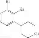 Fig. 17 - Disubstituted phenylpiperidines as modulators of dopamine and serotonin neurotransmission
