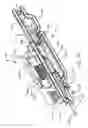 Fig. 19 - Biopsy device with replaceable probe incorporating static vacuum source dual valve sample stacking retrieval and saline flush