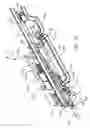 Fig. 22 - Biopsy device with replaceable probe incorporating static vacuum source dual valve sample stacking retrieval and saline flush