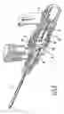 Fig. 03 - Device with a slidable safety member for positioning a cannula in a vein