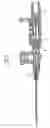 Fig. 04 - Drooped hook device for placing a cannula in a vein