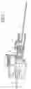 Fig. 05 - Drooped hook device for placing a cannula in a vein