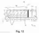 Fig. 12 - Method and apparatus for minimizing EMI coupling in a feedthrough array having at least one unfiltered feedthrough