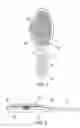 Fig. 02 - Self-cleaning hair brush with replaceable preloaded bristle mat