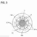 Fig. 04 - Method and device for press-fitting, into storage outer tube, ceramic catalyst carrier having non-expansion mat wrapped therearound into storage outer tube