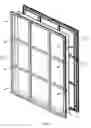 Fig. 02 - WINDOW FRAME WITH SELF-ALIGNING AND SELF-ATTACHING MEANS