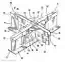 Fig. 01 - Suspended ceiling grid network utilizing seismic separation joint clips