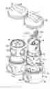 Fig. 01 - Bypass valve with an integral flow sensor for a water treatment system