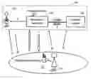 Fig. 01 - Electronic settlement system, portable telephone, noncontact ic card reader, and personal identification data sampler